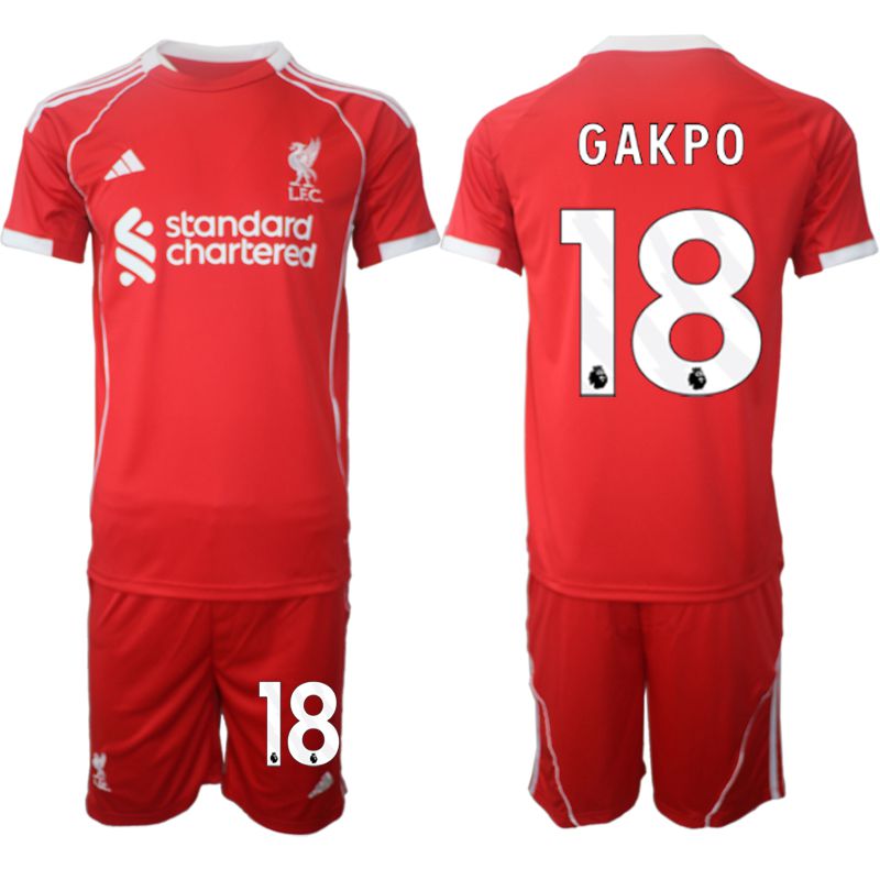 Men 2025-2026 Season Club Liverpool home red 18 Soccer Jersey